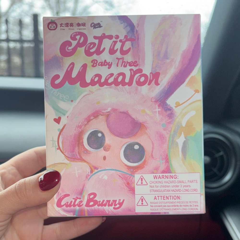 Baby Three Petit Macaron Cute Bunny Blind Box NWT